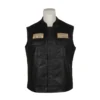 Black Mayhem Southern California Leather Biker Vest