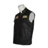 Black Mayhem Southern California Leather Biker Vest