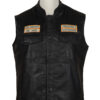 Black Mayhem Southern California Leather Biker Vest