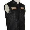 Black Mayhem Southern California Leather Biker Vest