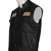 Black Mayhem Southern California Leather Biker Vest
