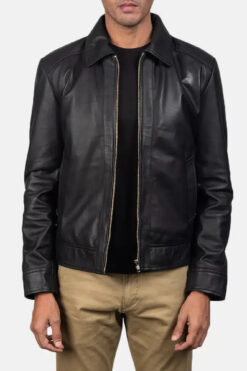 Men's Inferno Black Leather Jacket