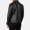 Men's Alex Black Leather Biker Jacket