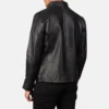 Men's Alex Black Leather Biker Jacket