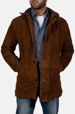 Men's Sheriff Brown Suede Jacket