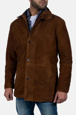 Men's Sheriff Brown Suede Jacket