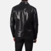 Men's Mystical Black Leather Jacket 0005