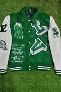 Men's Louis Vuitton Varsity Leather Jacket