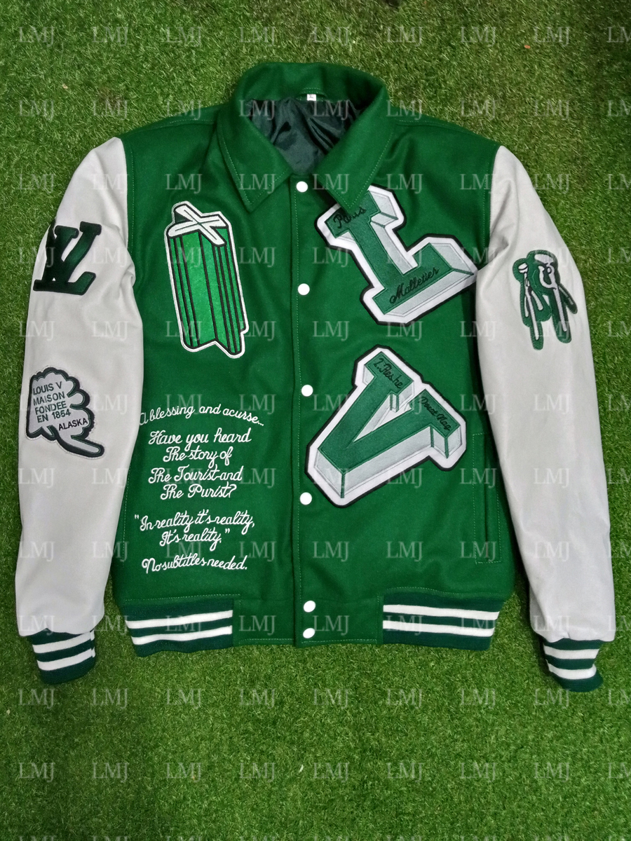 Men's Louis Vuitton Varsity Leather Jacket