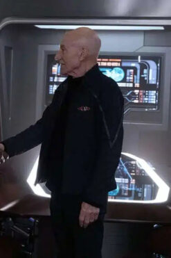 Star Trek Captain Jean Luc Picard Season 3 Black Jacket