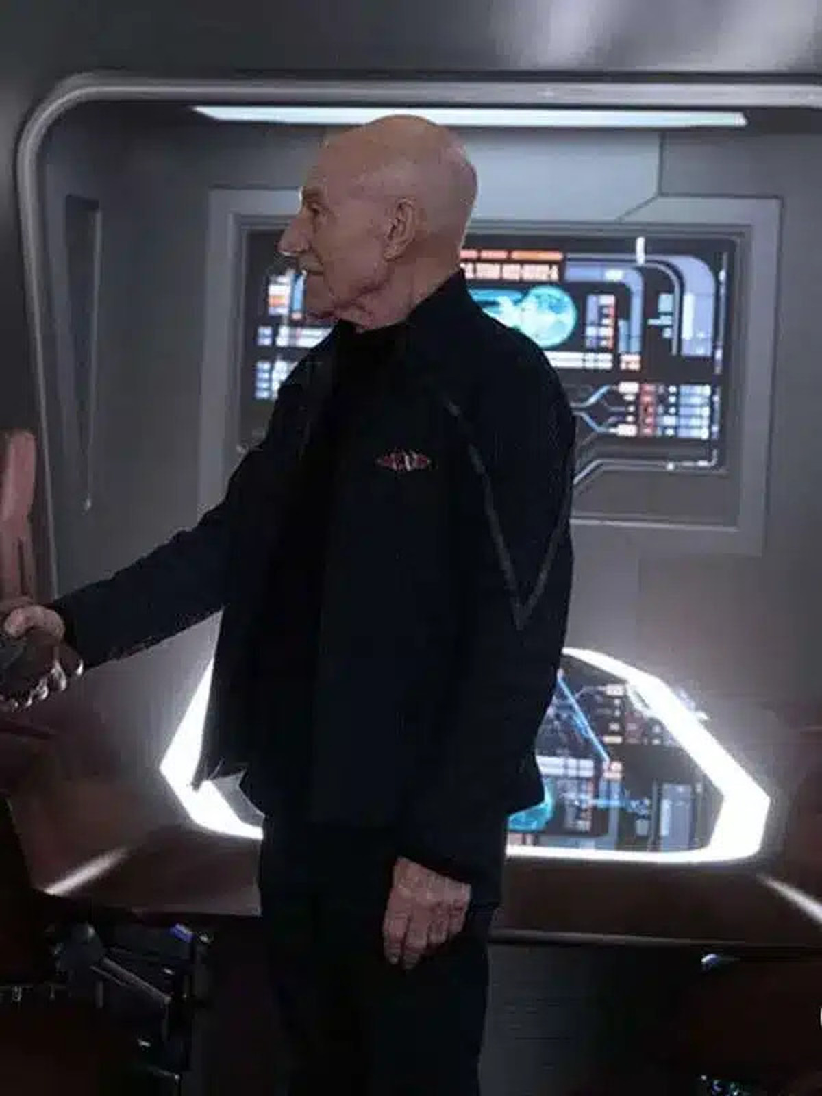 Star Trek Captain Jean Luc Picard Season 3 Black Jacket