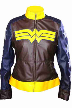 Batman v Superman Dawn of Justice Wonder Woman Leather Jacket