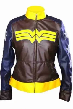 Batman v Superman Dawn of Justice Wonder Woman Leather Jacket