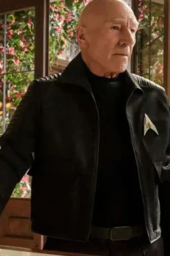 Star Trek Captain Jean Luc Picard Action Figure Season 2 Black Jacket