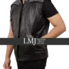 Star Trek Jean Luc Picard Season 1 Black Leather Vest