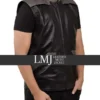 Star Trek Jean Luc Picard Season 1 Black Leather Vest