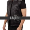 Star Trek Jean Luc Picard Season 1 Black Leather Vest
