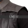 Star Trek Jean Luc Picard Season 1 Black Leather Vest