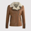 Mens B3 Aviator Brown Leather Jacket