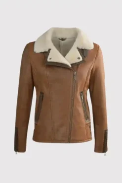 Mens B3 Aviator Brown Leather Jacket