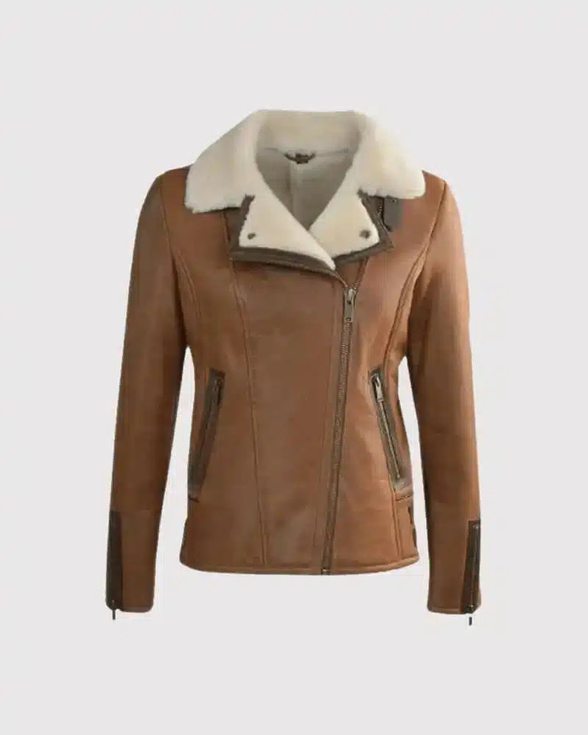 Mens B3 Aviator Brown Leather Jacket