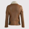 Mens B3 Aviator Brown Leather Jacket