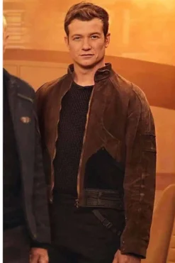Star Trek Picard Jack Crusher Suede Leather Jacket