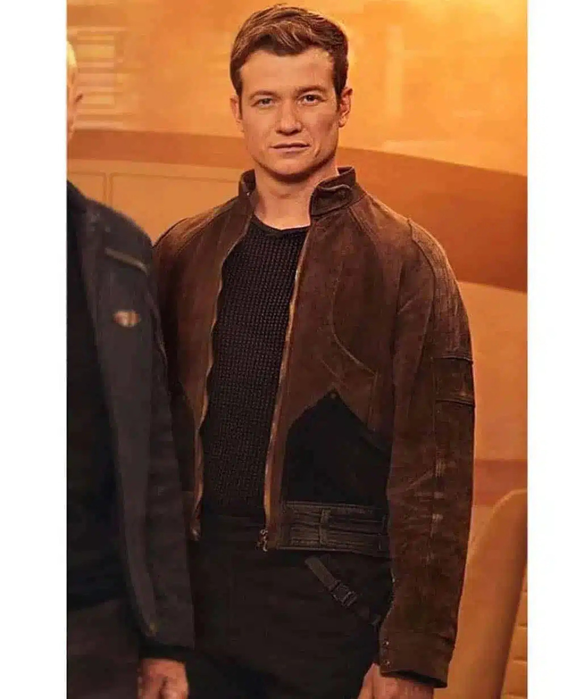 Star Trek Picard Jack Crusher Suede Leather Jacket