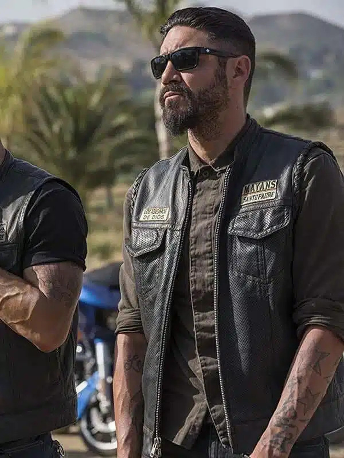 Angel Reyes Mayans MC Leather Vest