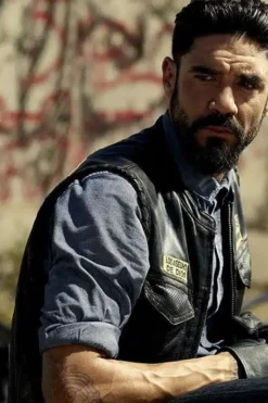 Angel Reyes Mayans MC Leather Vest
