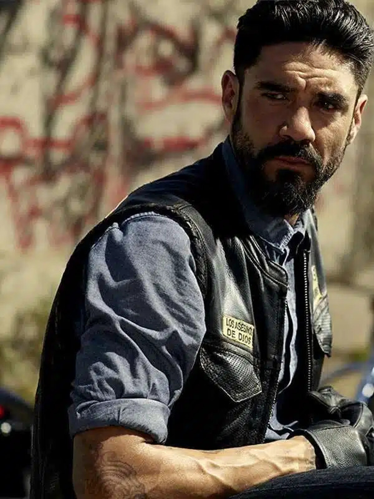 Angel Reyes Mayans MC Leather Vest