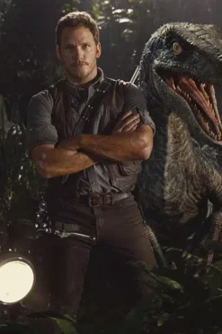 Chris Pratt Jurassic World Owen Grady Leather Vest