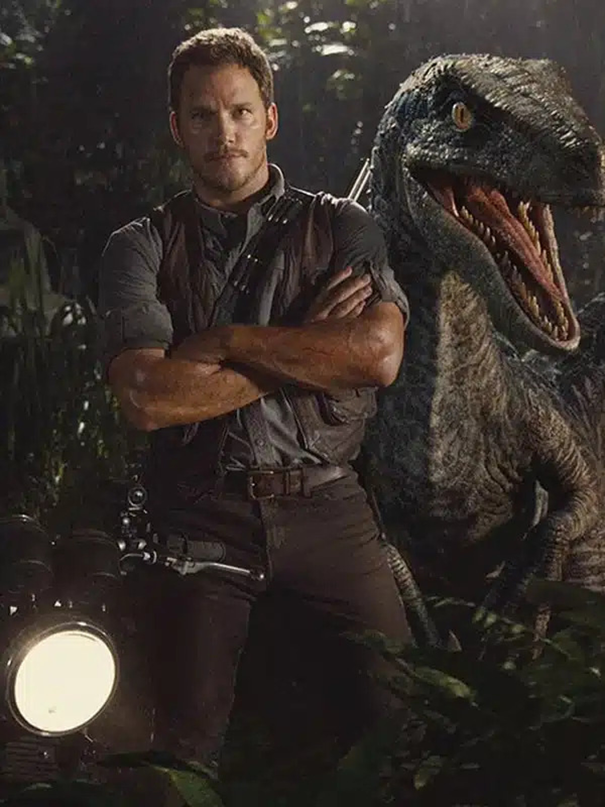 Chris Pratt Jurassic World Owen Grady Leather Vest