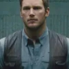 Chris Pratt Jurassic World Owen Grady Leather Vest