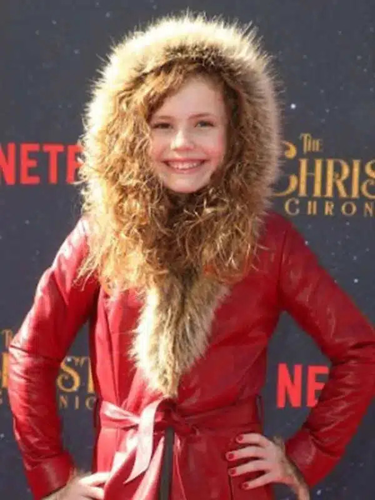 The Christmas Chronicles 2 Darby Camp Red Hooded Coat