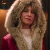 The Christmas Chronicles Goldie Hawn Shearling Coat