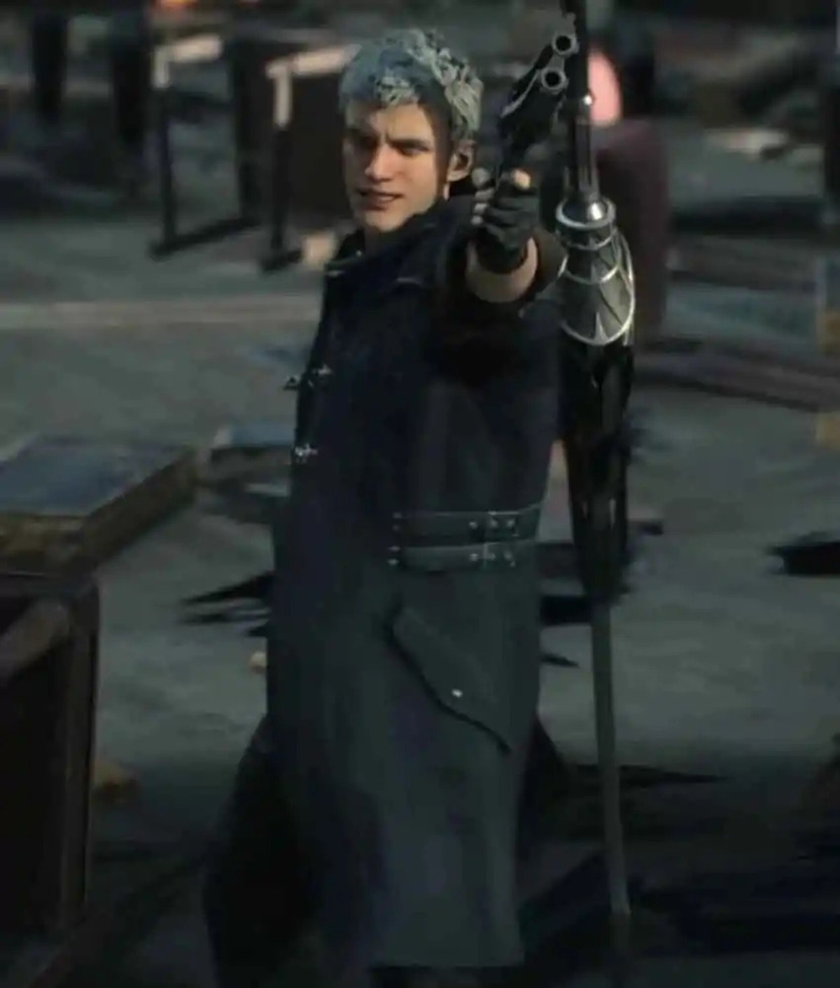 Devil May Cry 5 Nero Blue Coat