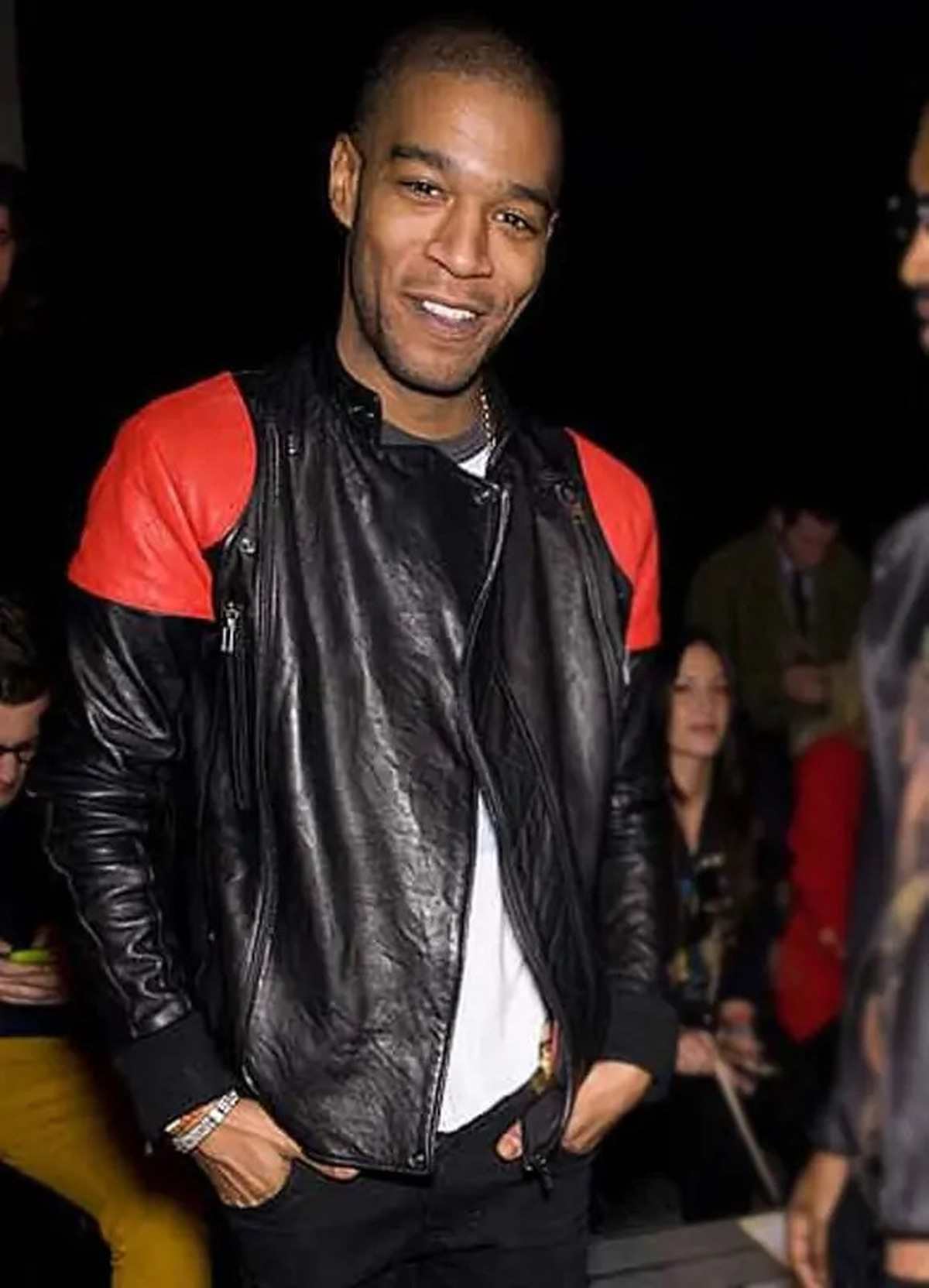 Kid Cudi Fire Leather Jacket