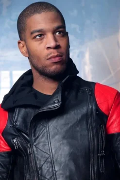 Kid Cudi Fire Leather Jacket