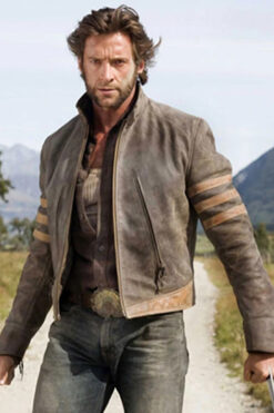 X Men Origins Wolverine Leather Jacket