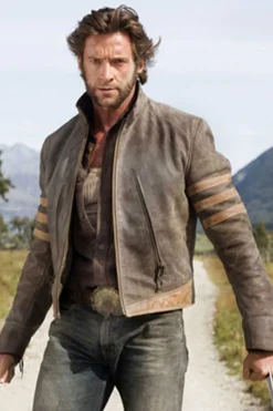 X Men Origins Wolverine Leather Jacket