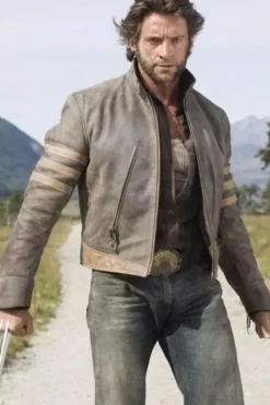 X Men Origins Wolverine Leather Jacket