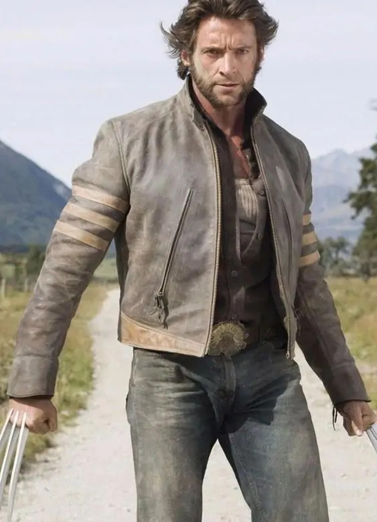 X Men Origins Wolverine Leather Jacket