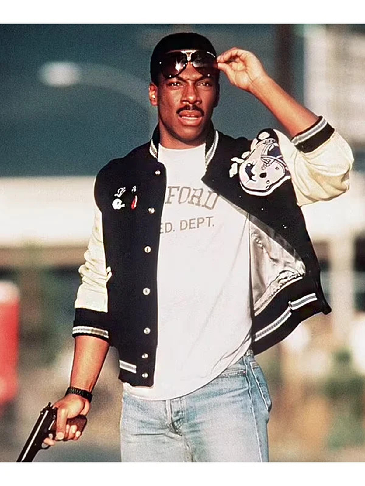 Beverly Hills Cop Axel Foley Varsity Jacket
