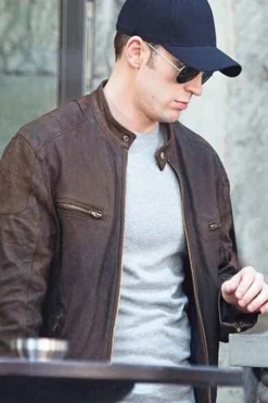 Captain America Civil War Chris Evans Leather Jacket