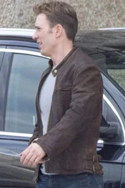 Captain America Civil War Chris Evans Leather Jacket