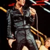 Elvis Presley Black Leather Jacket