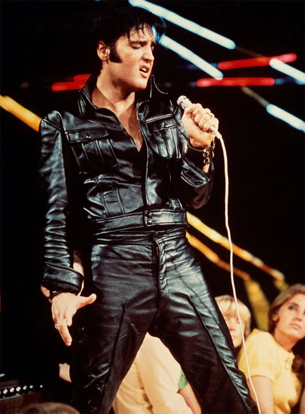 Elvis Presley Black Leather Jacket