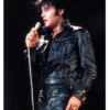 Elvis Presley Black Leather Jacket