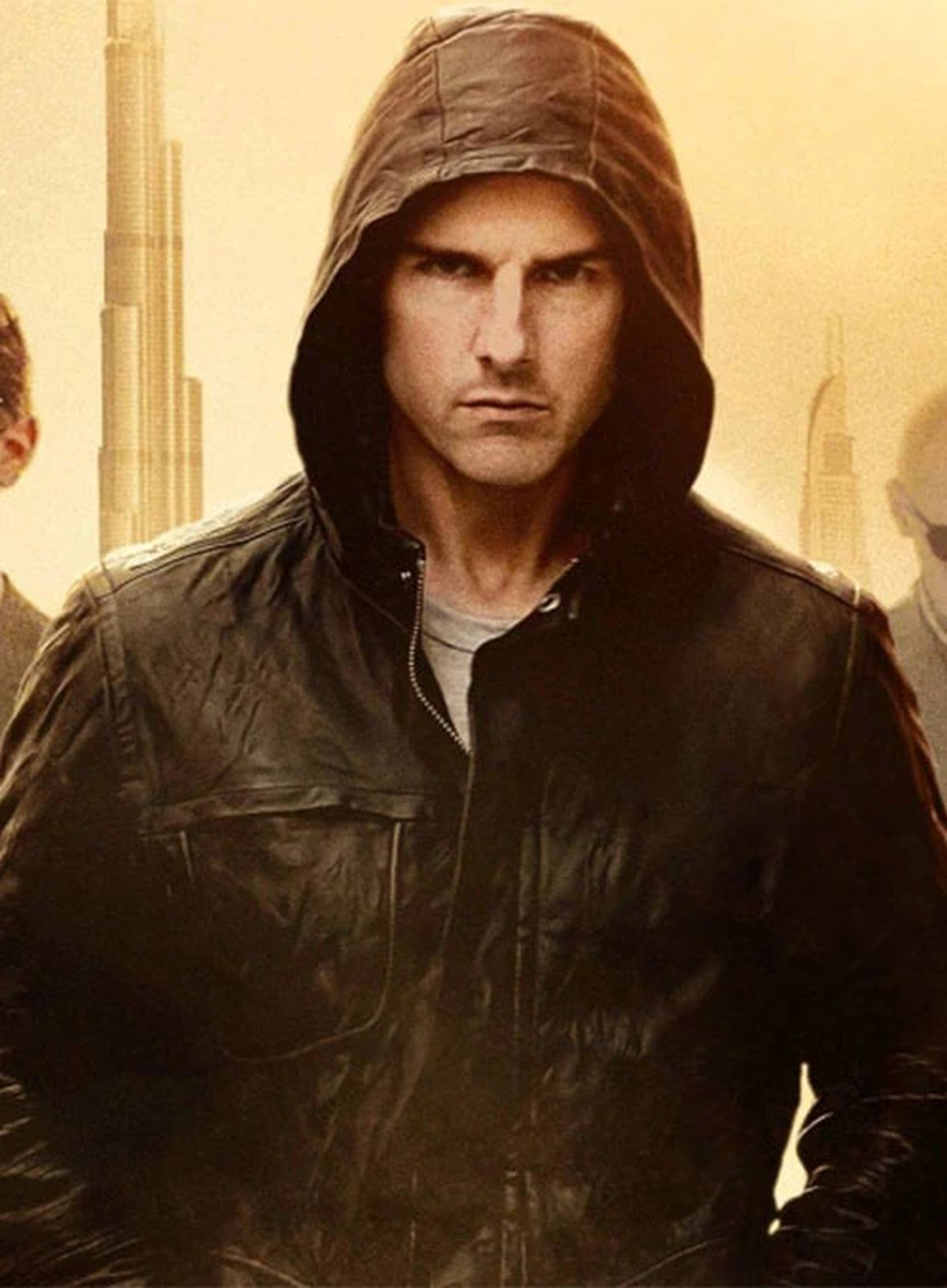 Mission Impossible Ghost Protocol Black Leather Jacket